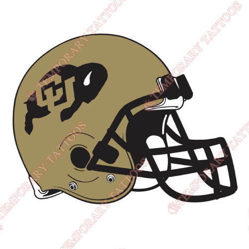 Colorado Buffaloes Customize Temporary Tattoos Stickers NO.4171